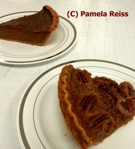 pecan pumpkin pie slices