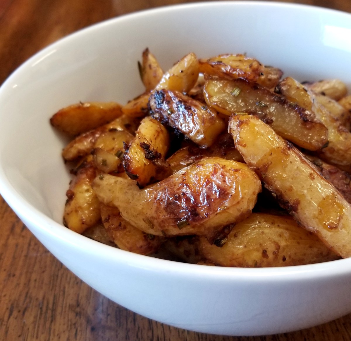 Balsamic Rosemary and Garlic Roasted Fingerling Potatoes Pam's Kitchen